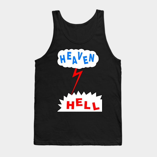 Heaven Hell Tank Top by katmargoli